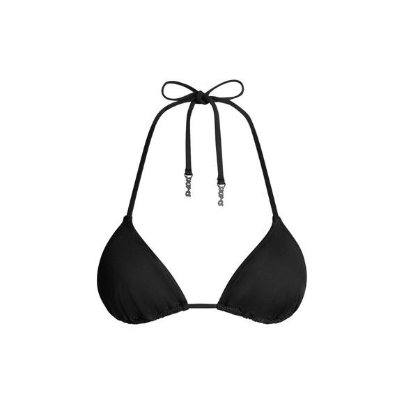 SKIMS Triangle Bikini Top – Onyx Black XS, New - Picture 1 of 8